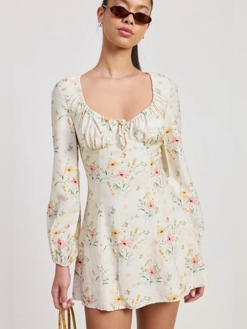 Emory Park 
ANGELICA FLORAL MINI DRESS